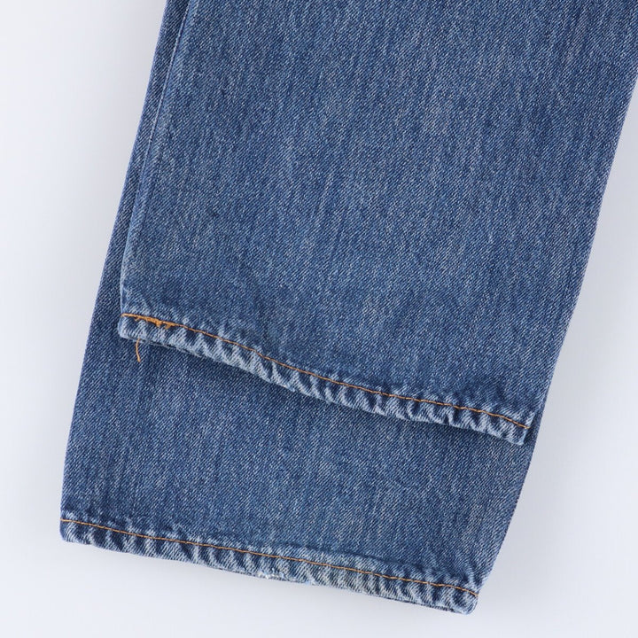 Levi's 501 Big E Straight Denim Pants, Men's Size 34 (approx.) cotton blue type Vintage Second Hand
