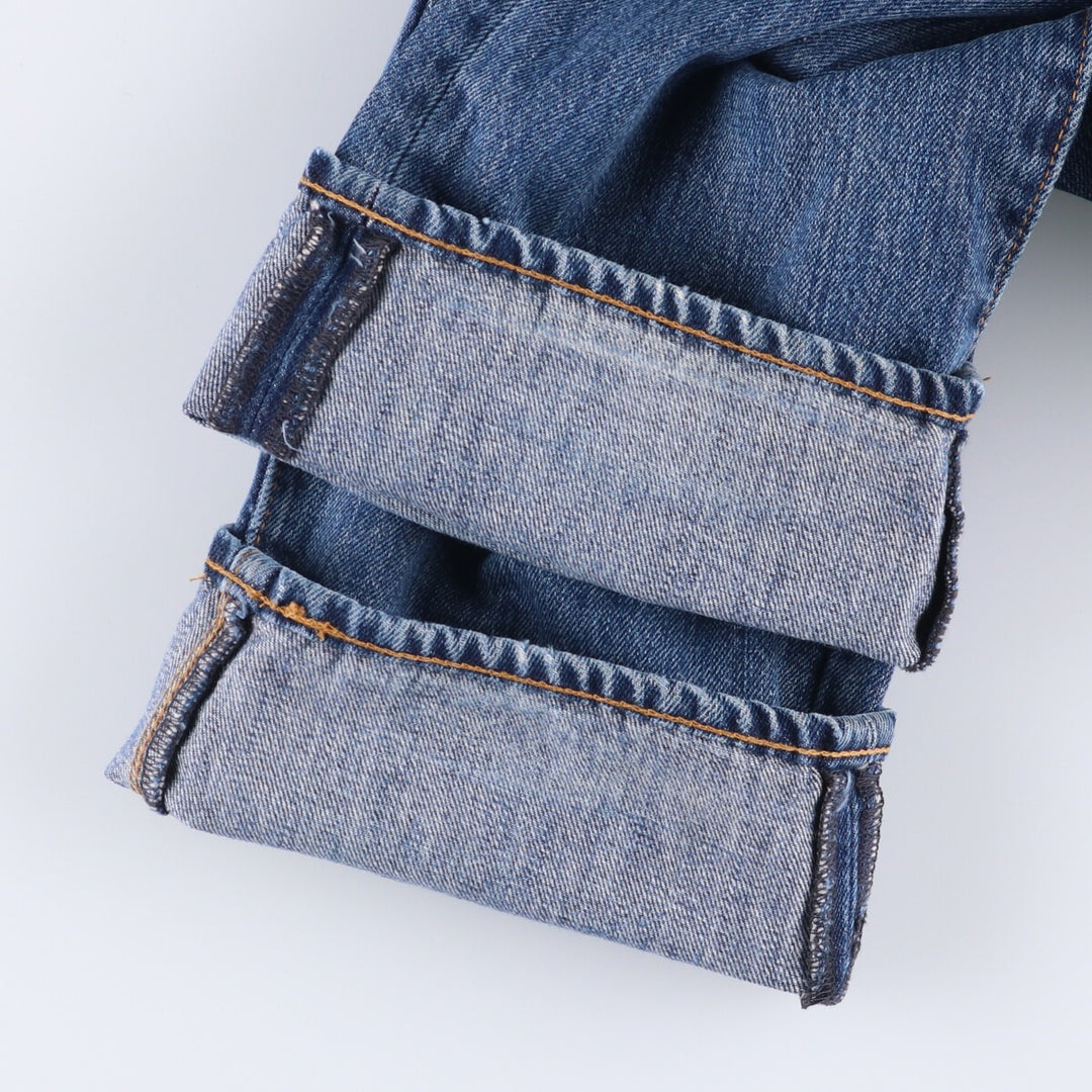 Levi's 501 Big E Straight Denim Pants, Men's Size 34 (approx.) cotton blue type Vintage Second Hand