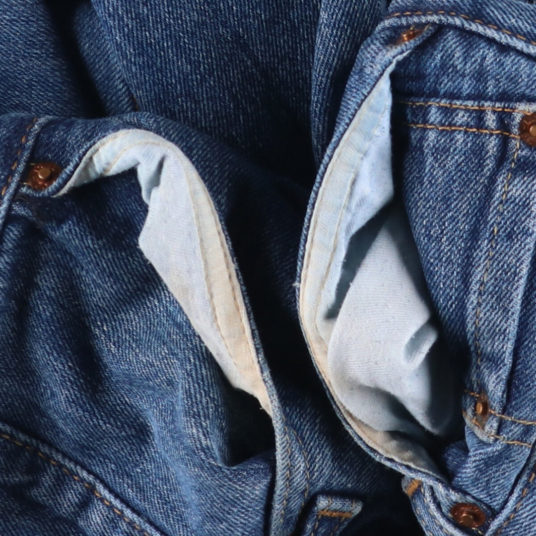 Levi's 501 Big E Straight Denim Pants, Men's Size 34 (approx.) cotton blue type Vintage Second Hand