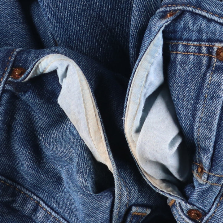 Levi's 501 Big E Straight Denim Pants, Men's Size 34 (approx.) cotton blue type Vintage Second Hand