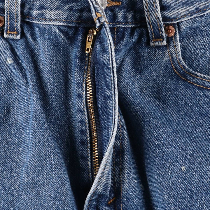 00'S Levi's 505 REGULAR FIT STRAIGHT LEG tapered denim pants for men, size w32 cotton blue type Vintage Second Hand