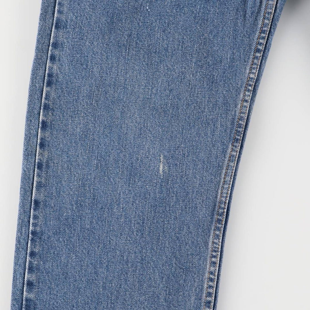 00'S Levi's 505 REGULAR FIT STRAIGHT LEG tapered denim pants for men, size w32 cotton blue type Vintage Second Hand