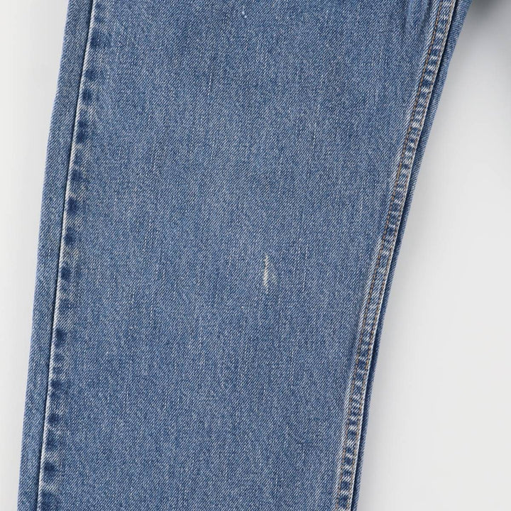 00'S Levi's 505 REGULAR FIT STRAIGHT LEG tapered denim pants for men, size w32 cotton blue type Vintage Second Hand