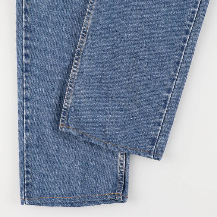 00'S Levi's 505 REGULAR FIT STRAIGHT LEG tapered denim pants for men, size w32 cotton blue type Vintage Second Hand