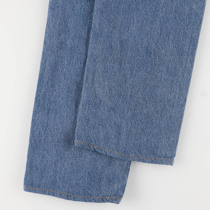 00'S Levi's 505 REGULAR FIT STRAIGHT LEG tapered denim pants for men, size w32 cotton blue type Vintage Second Hand