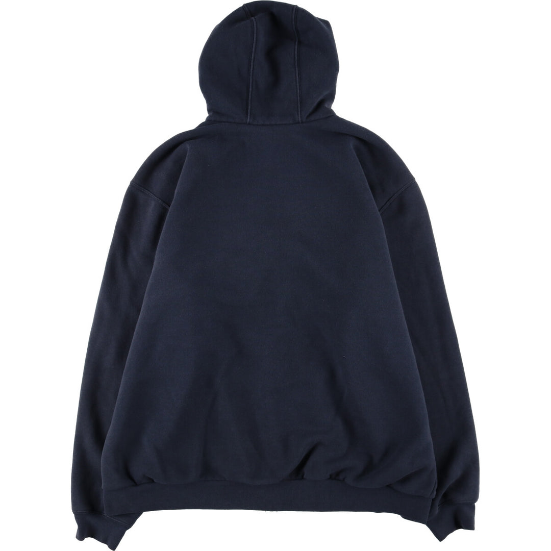 Carhartt Sweat Full Zip Hoodie Men's XL cotton navy blue type Vintage Second Hand