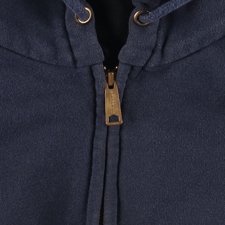Carhartt Sweat Full Zip Hoodie Men's XL cotton navy blue type Vintage Second Hand