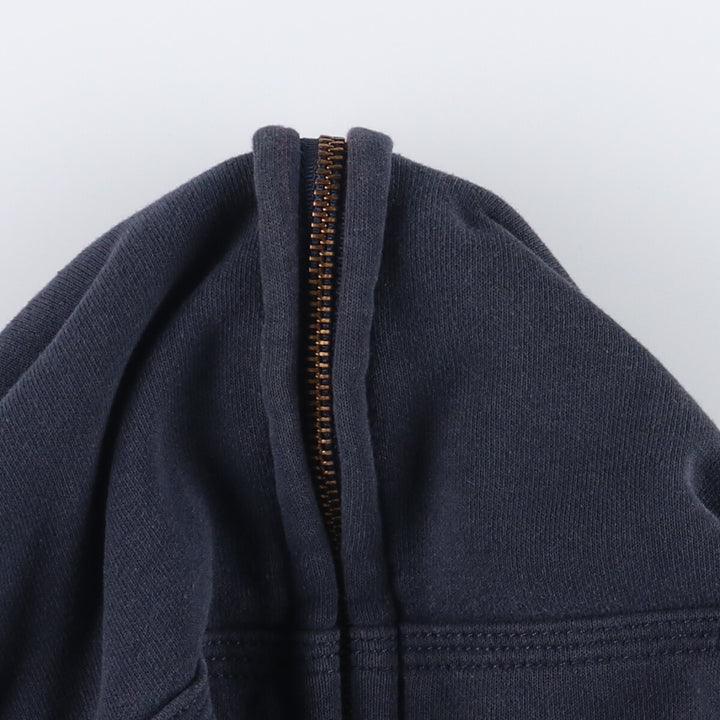 Carhartt Sweat Full Zip Hoodie Men's XL cotton navy blue type Vintage Second Hand