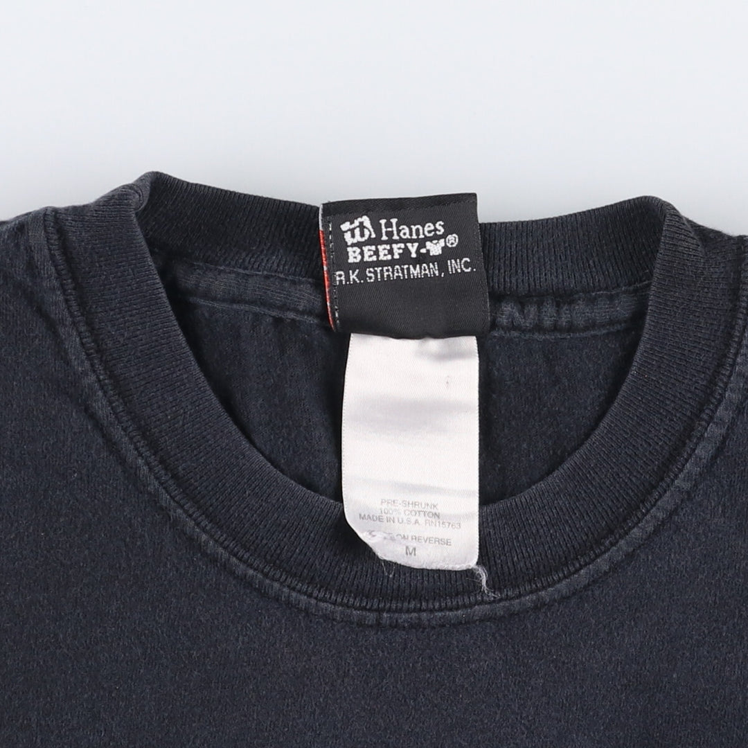 00'S Harley-Davidson Motorcycle Bike T-shirt Made in USA Men's M size cotton black type Vintage Second Hand