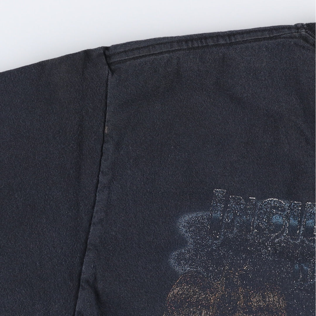 00'S Harley-Davidson Motorcycle Bike T-shirt Made in USA Men's M size cotton black type Vintage Second Hand