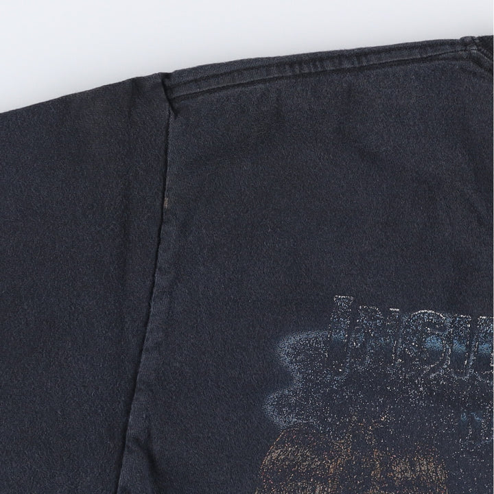 00'S Harley-Davidson Motorcycle Bike T-shirt Made in USA Men's M size cotton black type Vintage Second Hand