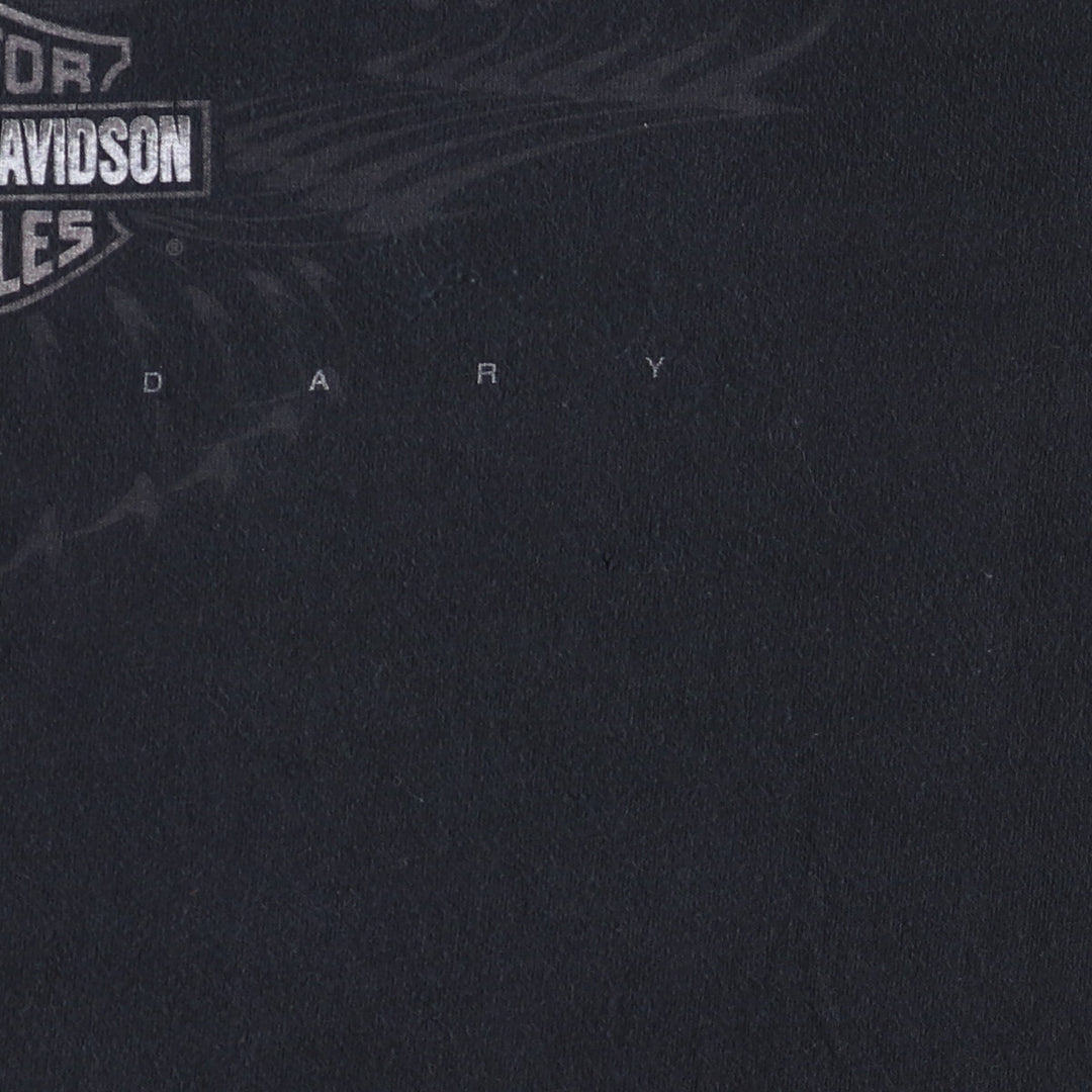 90'S Harley-Davidson Motorcycle Bike T-shirt Made in USA Men's L Vintage cotton black type Vintage Second Hand