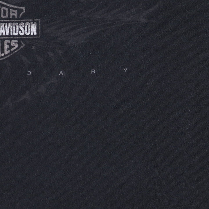 90'S Harley-Davidson Motorcycle Bike T-shirt Made in USA Men's L Vintage cotton black type Vintage Second Hand
