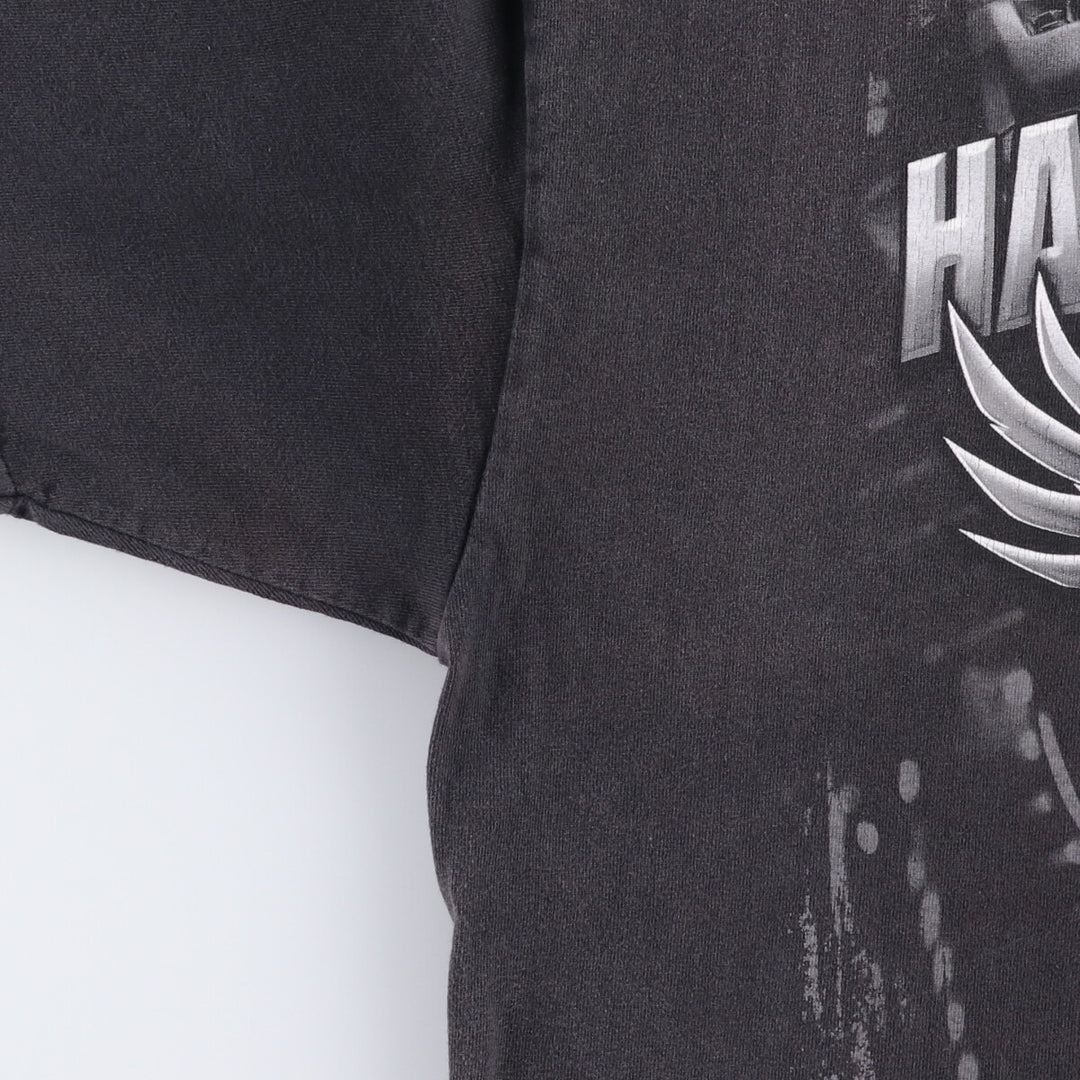 Harley-Davidson Eagle Pattern Motorcycle Bike T-shirt Men's XL unclear black type Vintage Second Hand