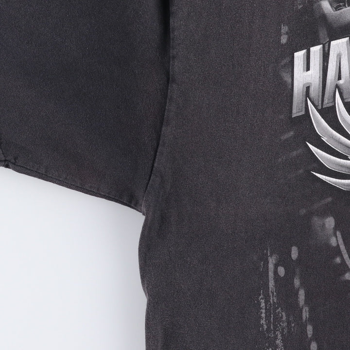 Harley-Davidson Eagle Pattern Motorcycle Bike T-shirt Men's XL unclear black type Vintage Second Hand