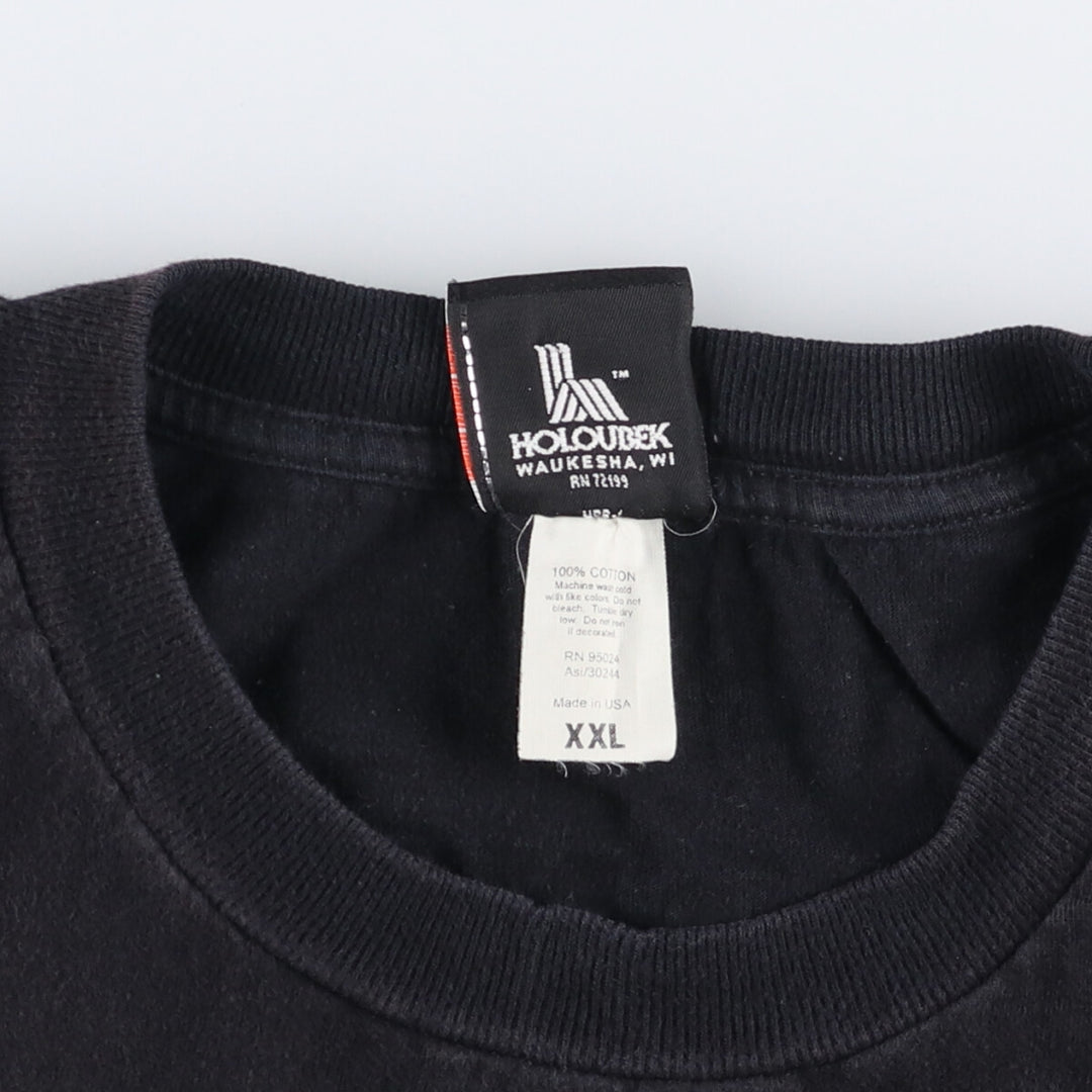 2000'S Harley-Davidson Engine Motorcycle Bike T-Shirt, Made in USA, Men's XXL cotton black type Vintage Second Hand