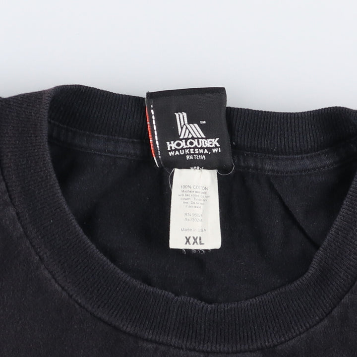 2000'S Harley-Davidson Engine Motorcycle Bike T-Shirt, Made in USA, Men's XXL cotton black type Vintage Second Hand