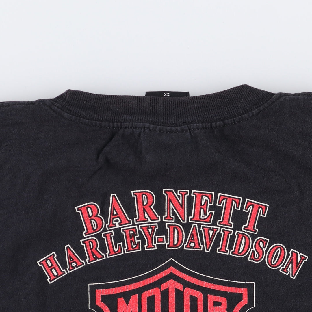 2000'S Harley-Davidson Engine Motorcycle Bike T-Shirt, Made in USA, Men's XXL cotton black type Vintage Second Hand