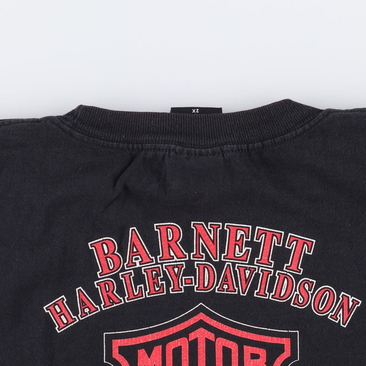 2000'S Harley-Davidson Engine Motorcycle Bike T-Shirt, Made in USA, Men's XXL cotton black type Vintage Second Hand
