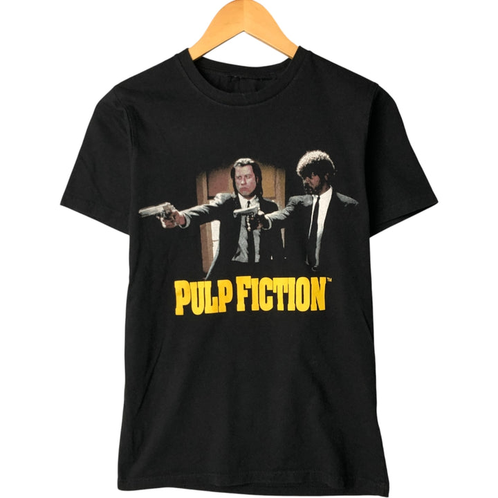 PULP FICTION Pulp Fiction Movie T-shirt Men's S size cotton black type Vintage Second Hand