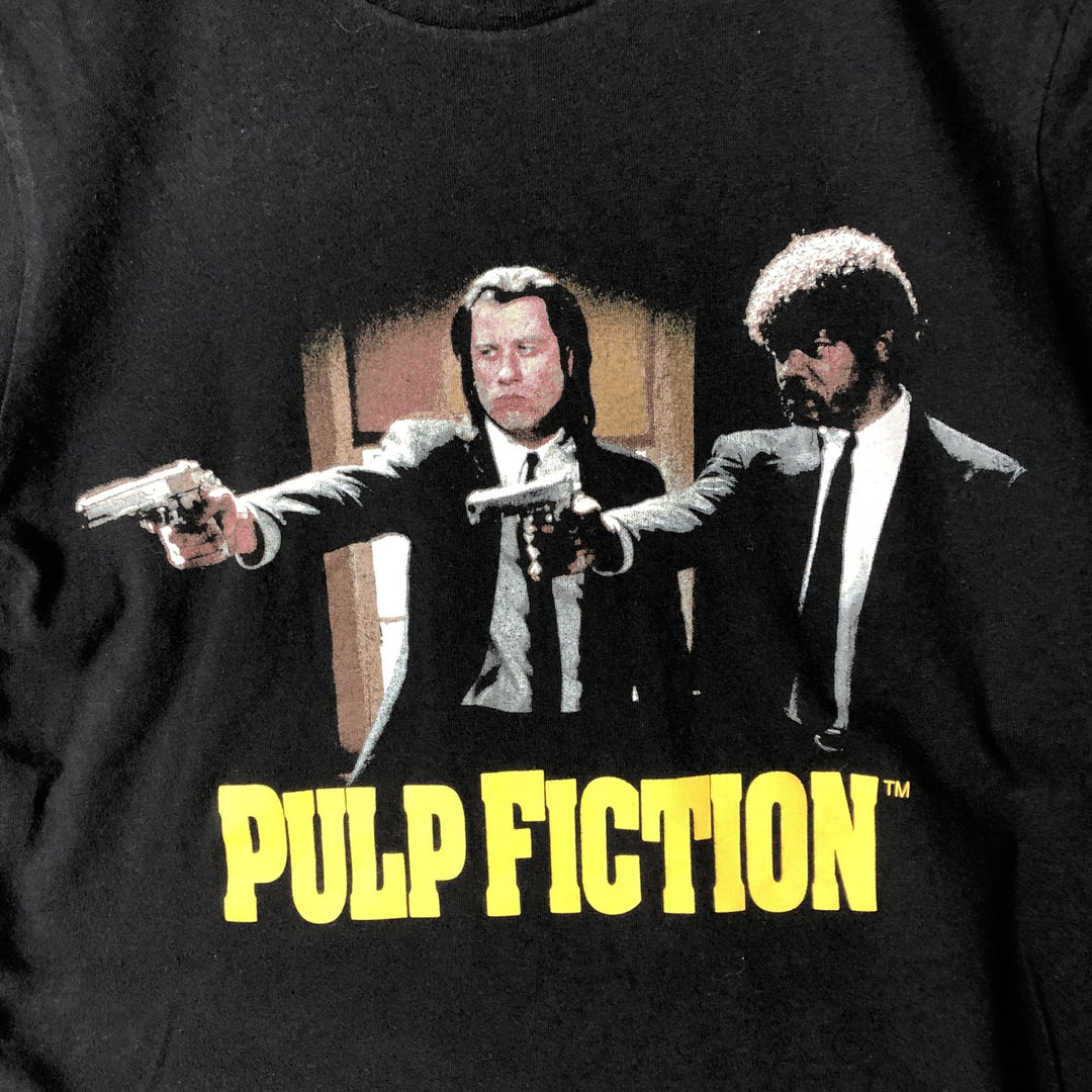 PULP FICTION Pulp Fiction Movie T-shirt Men's S size cotton black type Vintage Second Hand