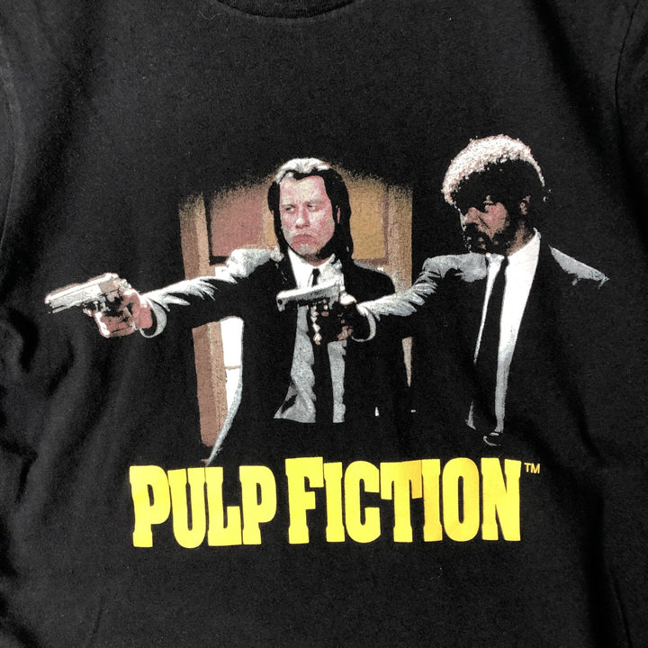 PULP FICTION Pulp Fiction Movie T-shirt Men's S size cotton black type Vintage Second Hand