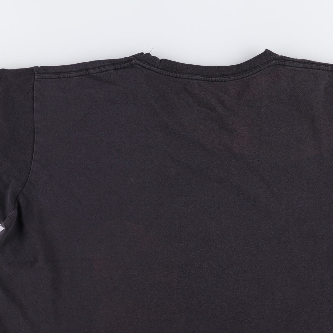 STRANGER THINGS Stranger Things Movie T-shirt Men's L size cotton black type Vintage Second Hand