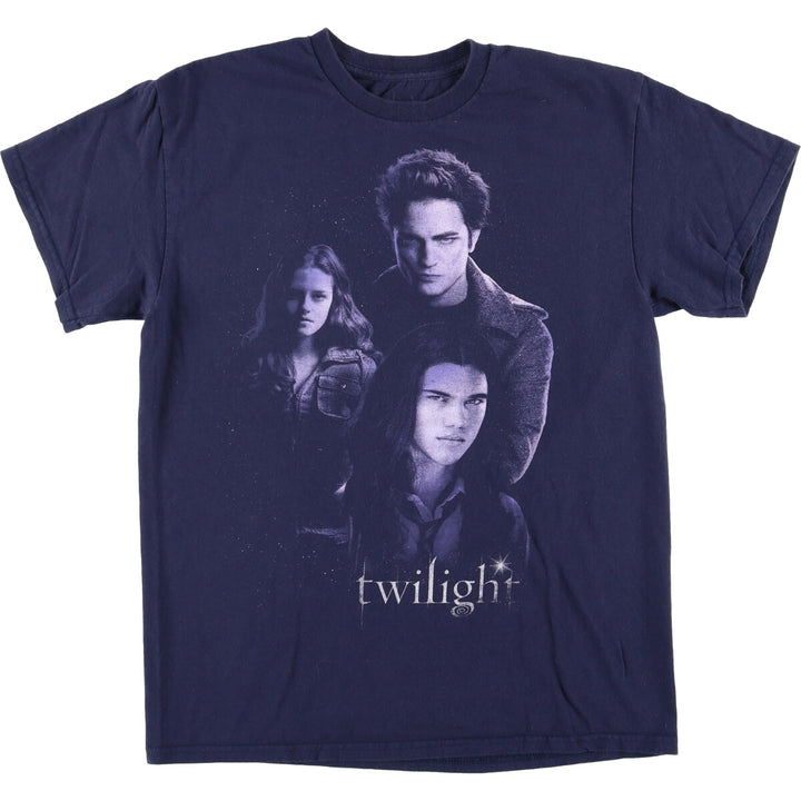 TWILIGHT Twilight Movie T-shirt, Men's Medium cotton navy blue type Vintage Second Hand