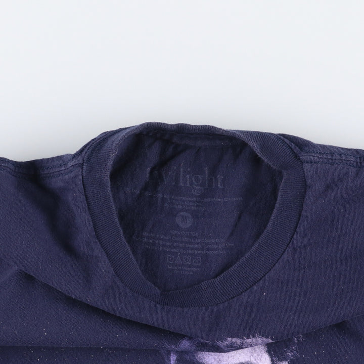 TWILIGHT Twilight Movie T-shirt, Men's Medium cotton navy blue type Vintage Second Hand