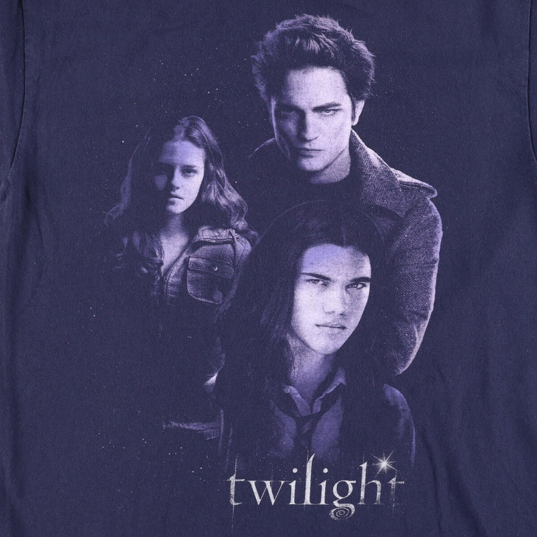 TWILIGHT Twilight Movie T-shirt, Men's Medium cotton navy blue type Vintage Second Hand