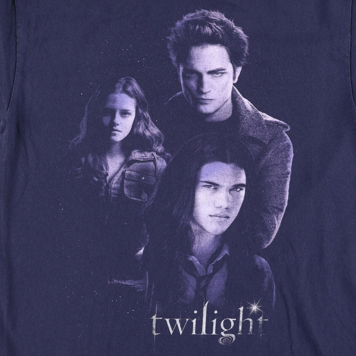 TWILIGHT Twilight Movie T-shirt, Men's Medium cotton navy blue type Vintage Second Hand