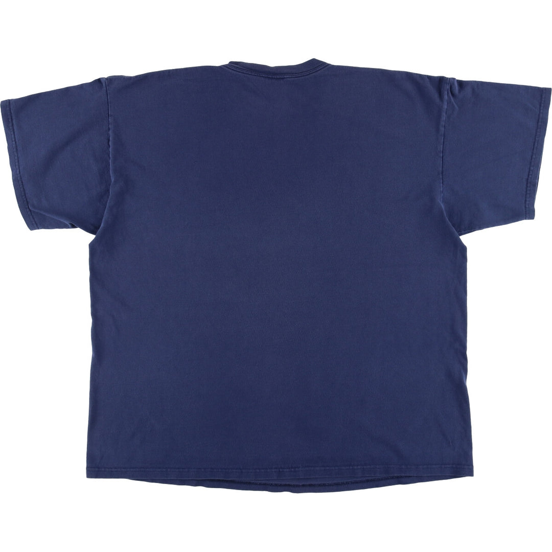 Vintage 90'S Nike Sports T-shirt, Made in USA, Men's XXL cotton navy blue type Vintage Second Hand