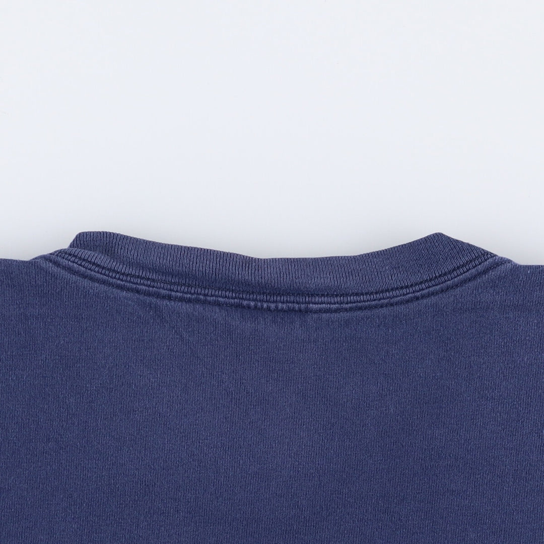 Vintage 90'S Nike Sports T-shirt, Made in USA, Men's XXL cotton navy blue type Vintage Second Hand
