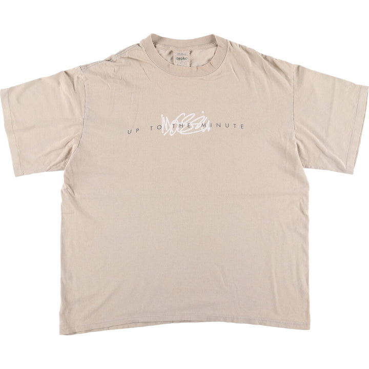 Mossimo logo print T-shirt, Made in USA, Men's size L cotton Beige type Vintage Second Hand