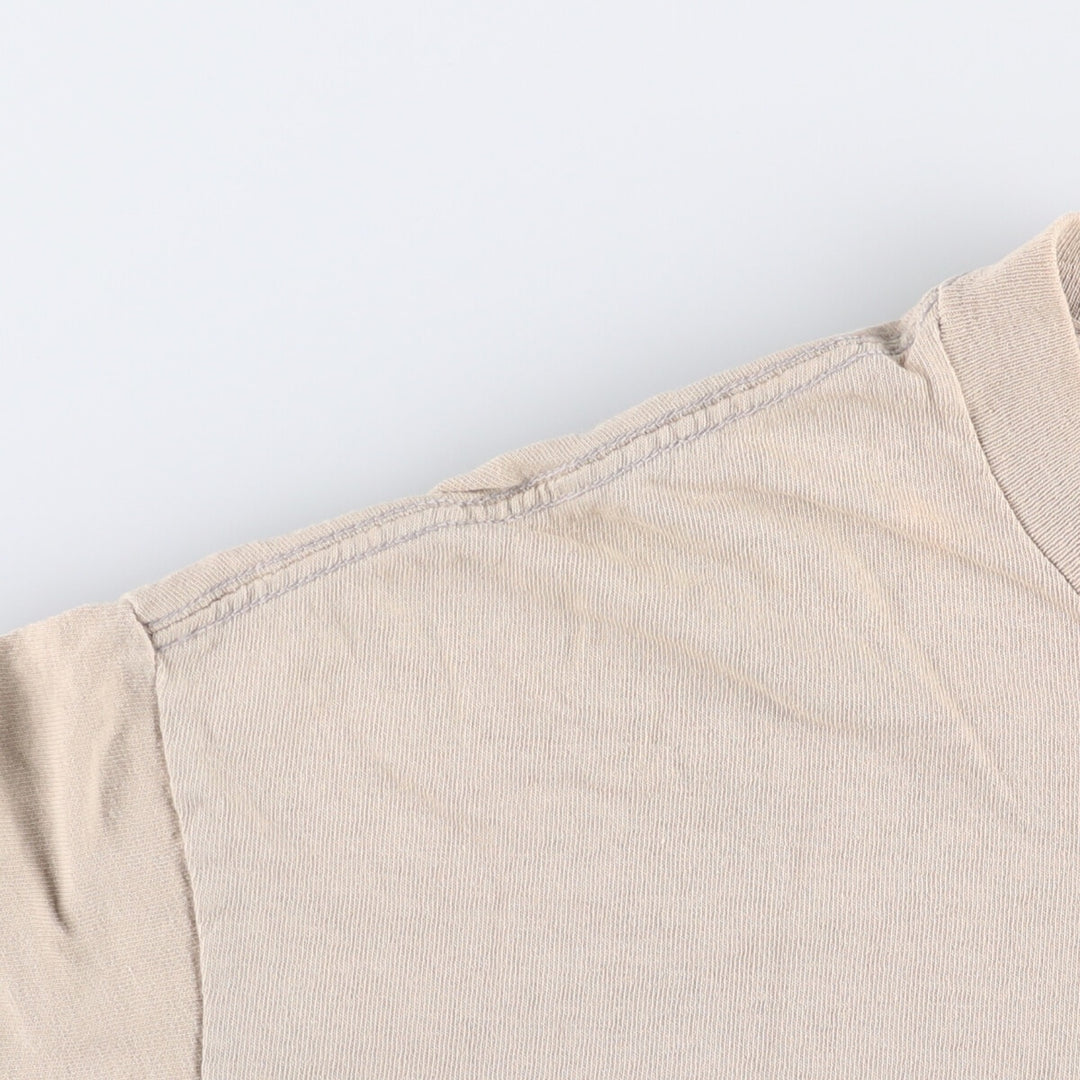 Mossimo logo print T-shirt, Made in USA, Men's size L cotton Beige type Vintage Second Hand