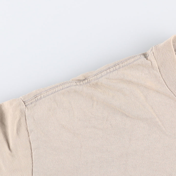 Mossimo logo print T-shirt, Made in USA, Men's size L cotton Beige type Vintage Second Hand
