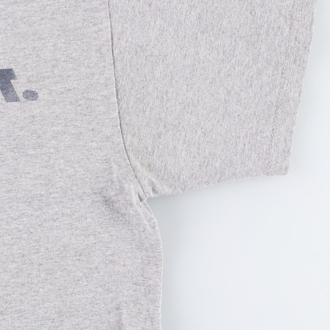 Nike Sports Print T-Shirt, Men's Size L cotton gray type Vintage Second Hand