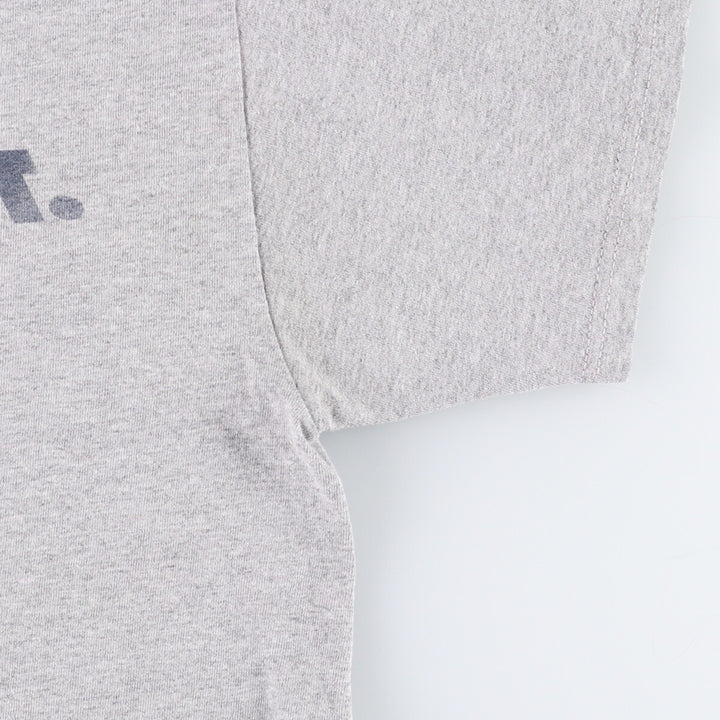 Nike Sports Print T-Shirt, Men's Size L cotton gray type Vintage Second Hand