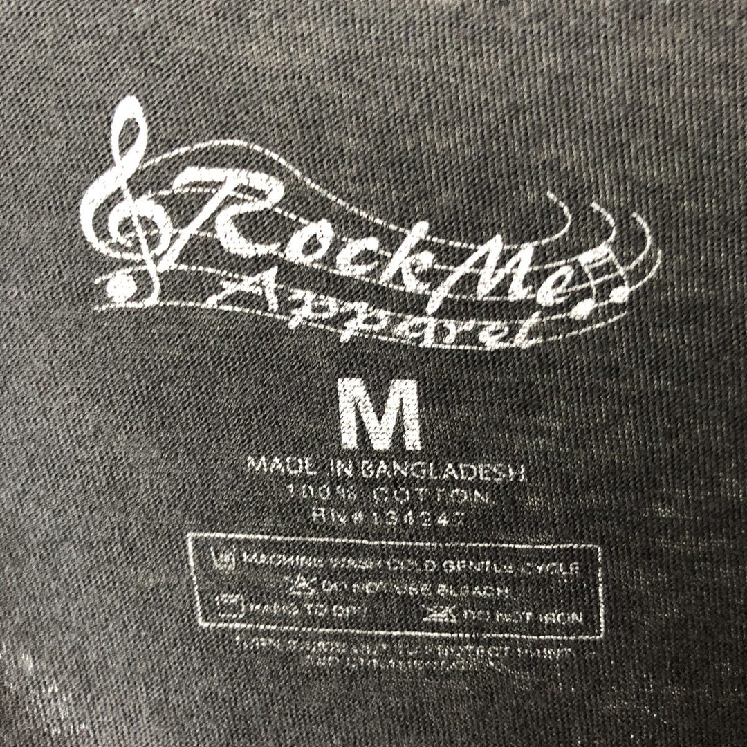 DEF LEPPARD Def Leppard Band T-shirt Band T Men's M size cotton black type Vintage Second Hand