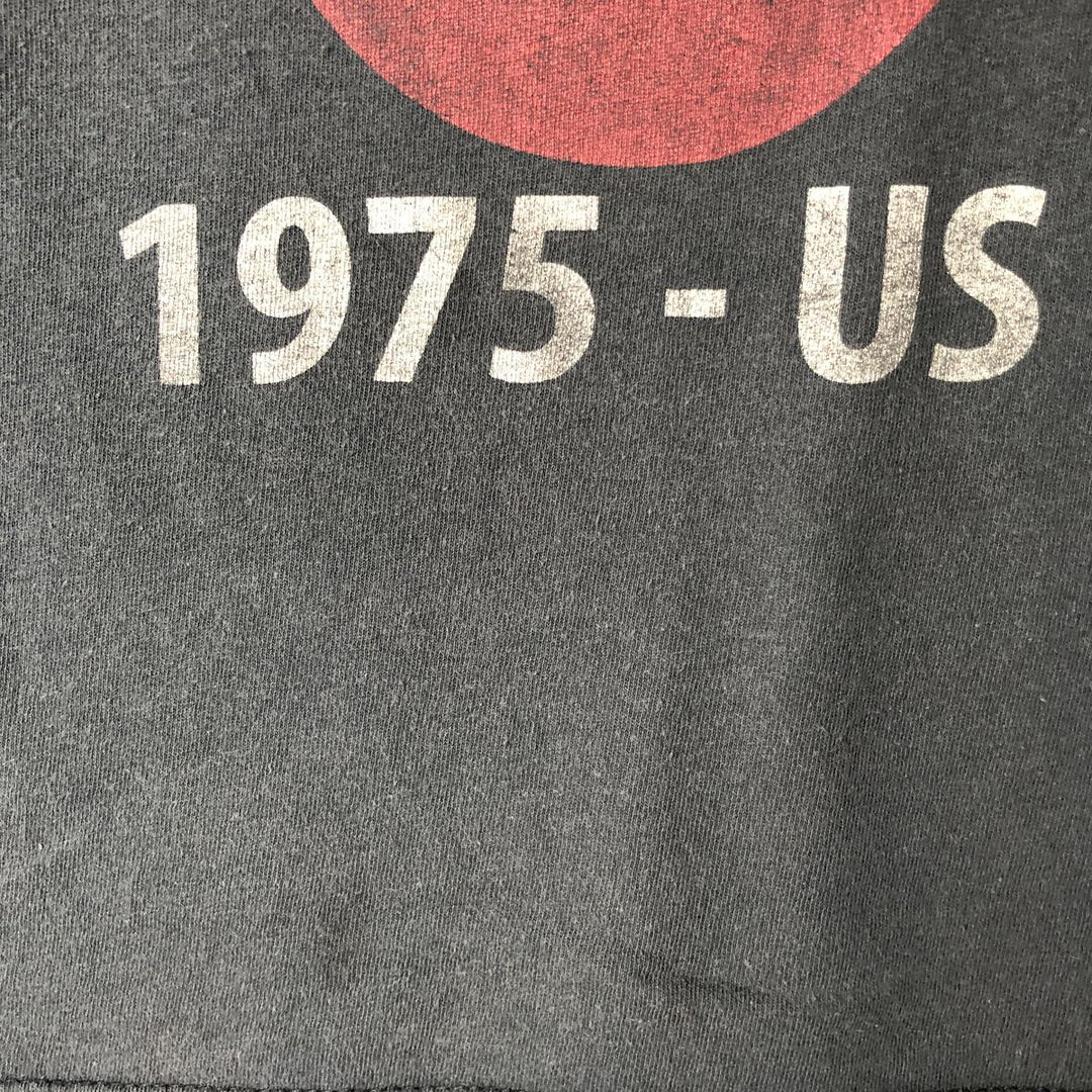 THE ROLLING STONES Band T-shirt, Men's L size cotton black type Vintage Second Hand