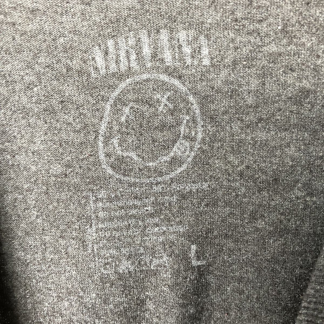 NIRVANA Nirvana Band T-shirt, Band T, Men's L size cotton black type Vintage Second Hand