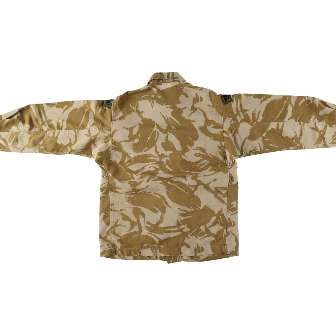 British Army Camouflage Pattern DPM Desert Camo Military Field Jacket, Size 170 unclear Beige type Vintage Second Hand
