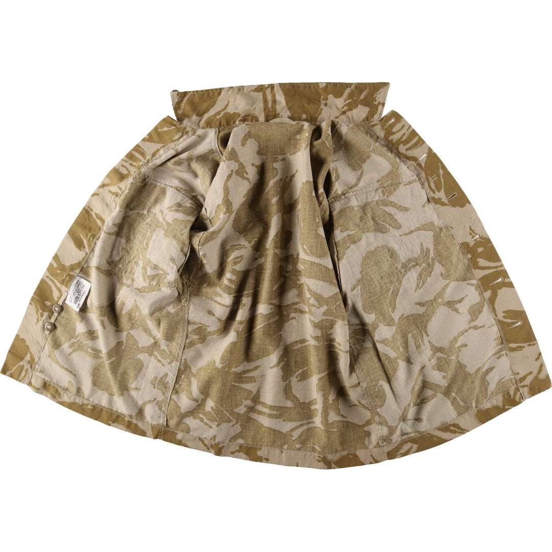 British Army Camouflage Pattern DPM Desert Camo Military Field Jacket, Size 170 unclear Beige type Vintage Second Hand