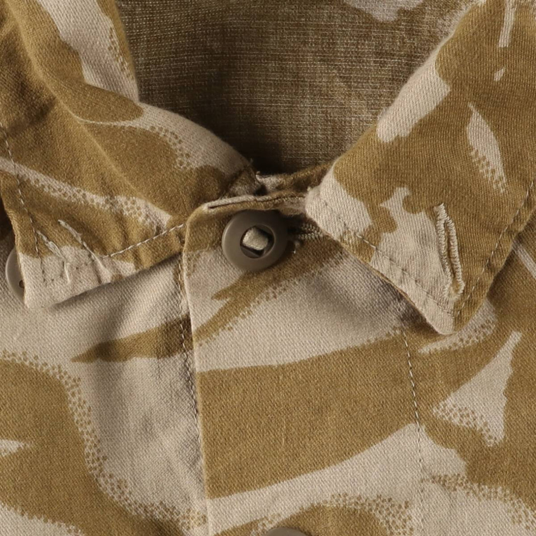 British Army Camouflage Pattern DPM Desert Camo Military Field Jacket, Size 170 unclear Beige type Vintage Second Hand
