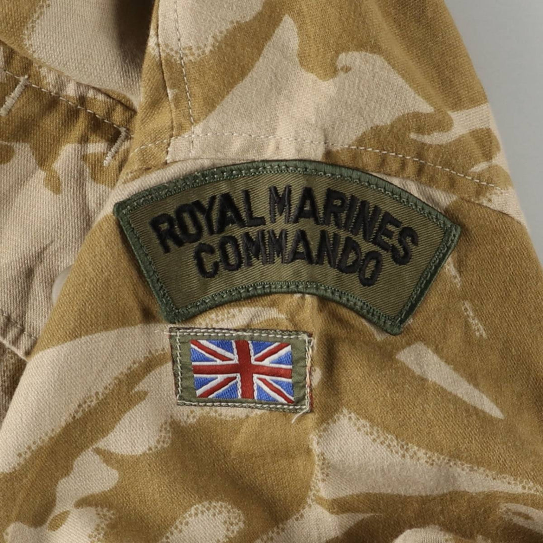 British Army Camouflage Pattern DPM Desert Camo Military Field Jacket, Size 170 unclear Beige type Vintage Second Hand