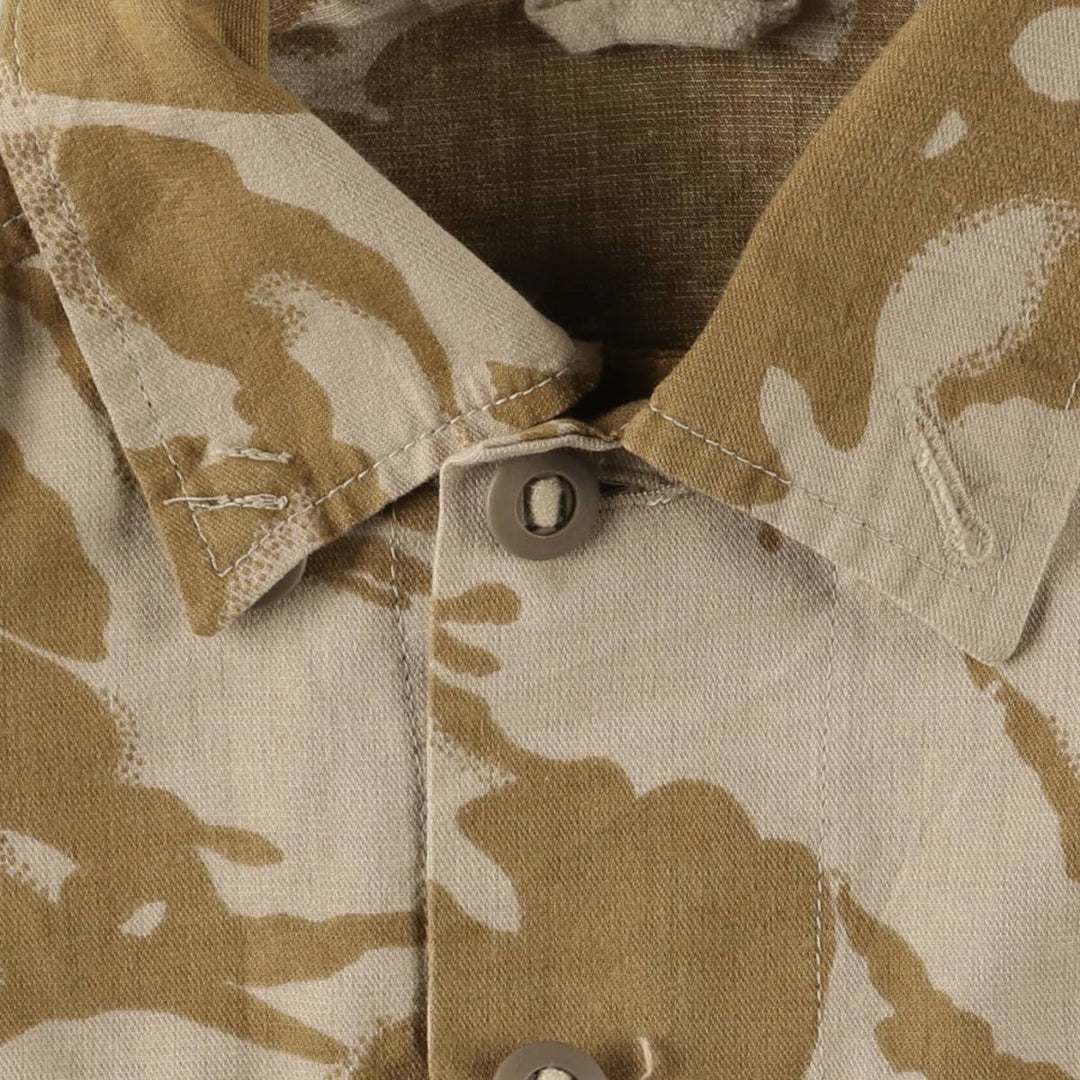 British Army Camouflage Pattern DPM Desert Camo Military Field Jacket, Size 170 unclear Beige type Vintage Second Hand