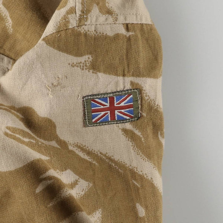 British Army Camouflage Pattern DPM Desert Camo Military Field Jacket, Size 170 unclear Beige type Vintage Second Hand