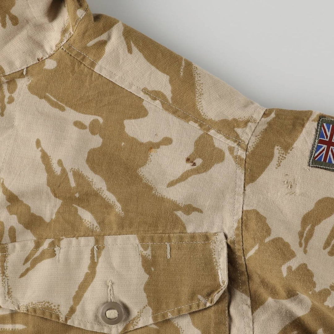 British Army Camouflage Pattern DPM Desert Camo Military Field Jacket, Size 170 unclear Beige type Vintage Second Hand