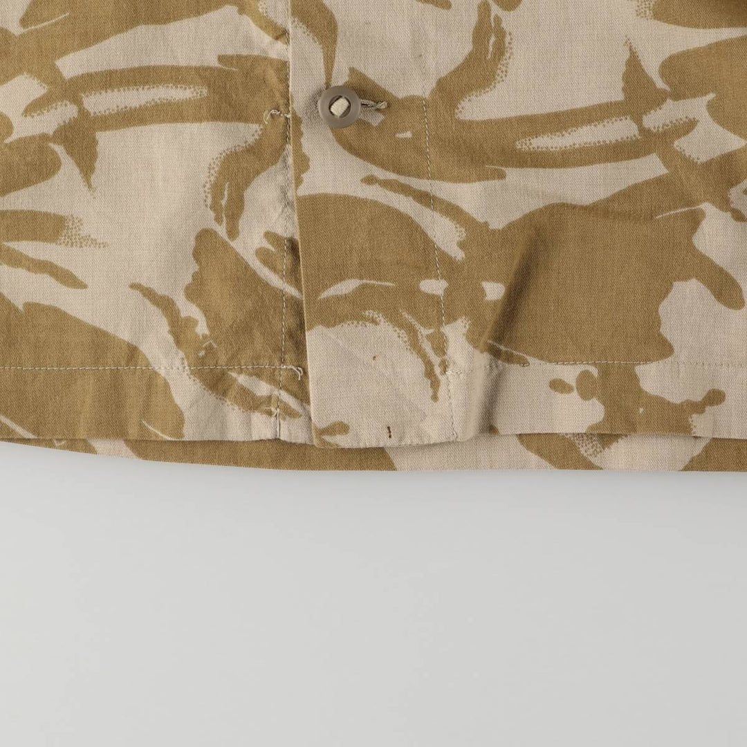 British Army Camouflage Pattern DPM Desert Camo Military Field Jacket, Size 170 unclear Beige type Vintage Second Hand
