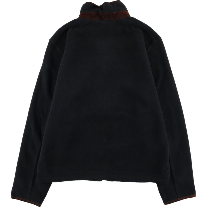 Ralph Lauren POLO by Ralph Lauren fleece jacket, men's size M polyester black type Vintage Second Hand